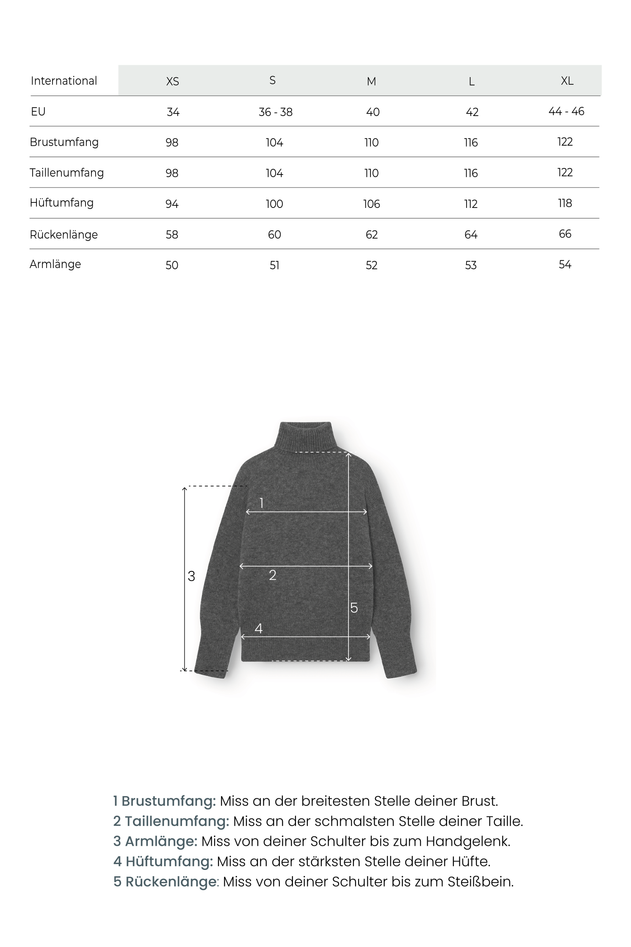 Alpaca Turtleneck Knit Grey