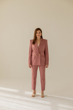 Double-breasted Blazer Dusty Pink
