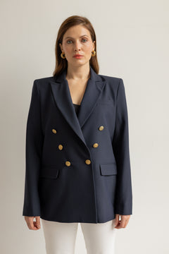 Double-breasted Blazer Navy Blue