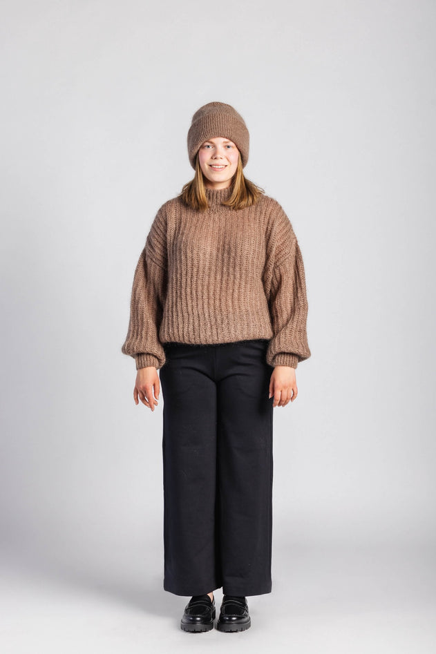 Robin Mohair Knit Smoky Taupe