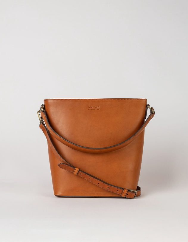 Bobbi Bucket Bag Maxi Cognac Classic Leather