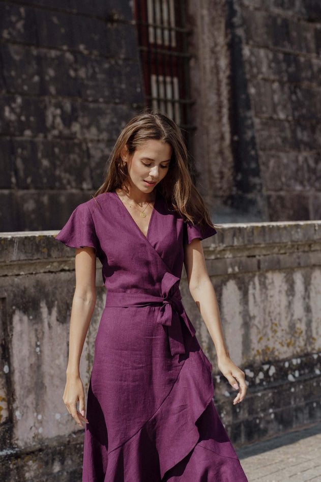 Annika Dress Royal Violet