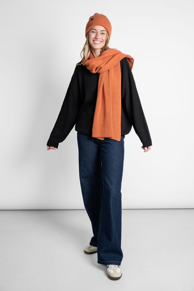 Knitted Beanie Orange