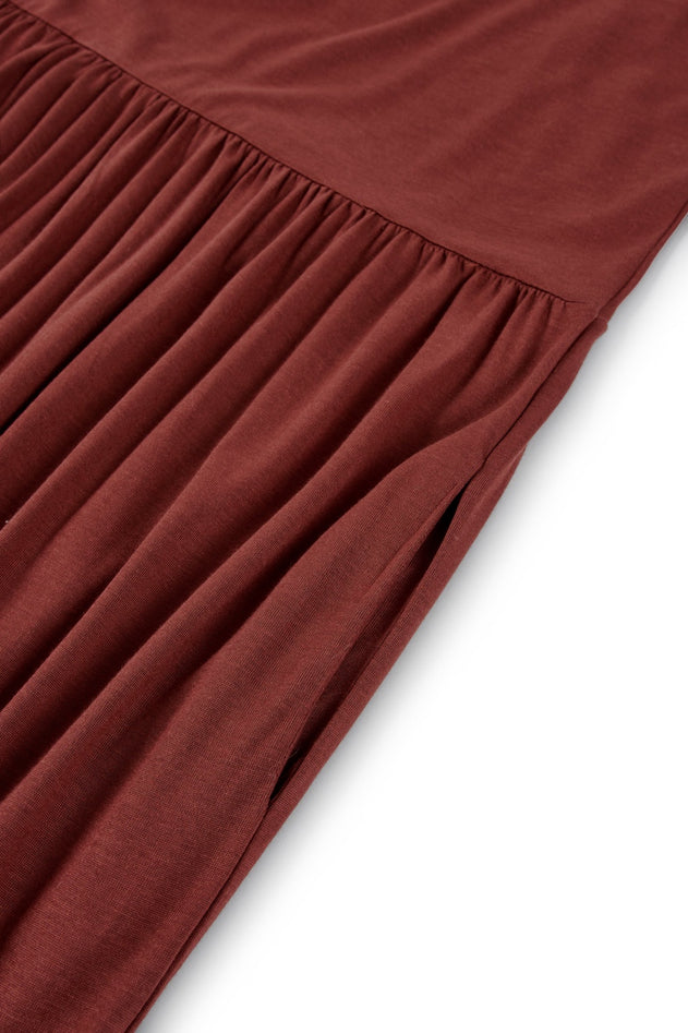 Hanna TENCEL™ Long Dress in Red