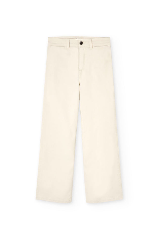 Hani Recycled Cotton Sailor Pants White