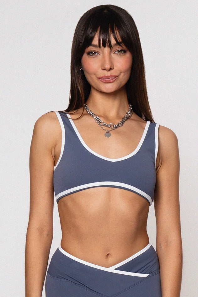Ace Sports Bra Storm Blue