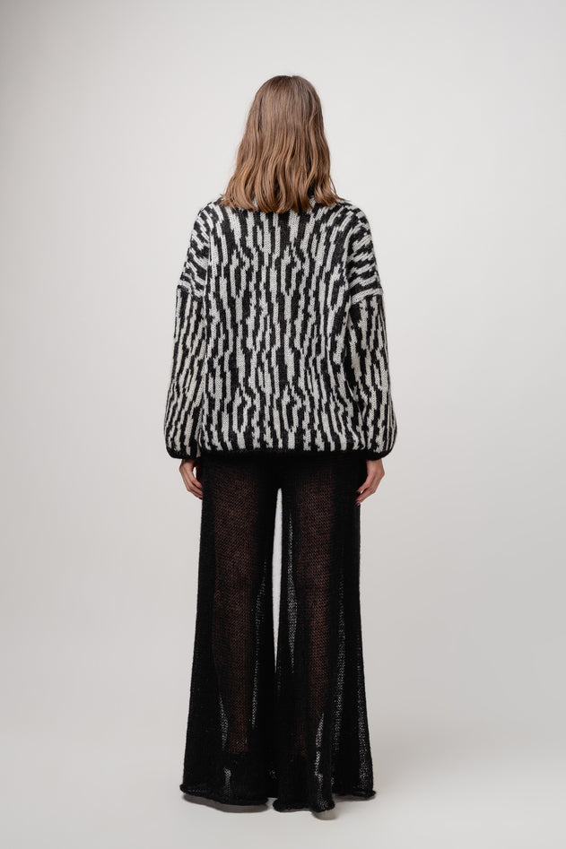 Roots Mohair Pants Black
