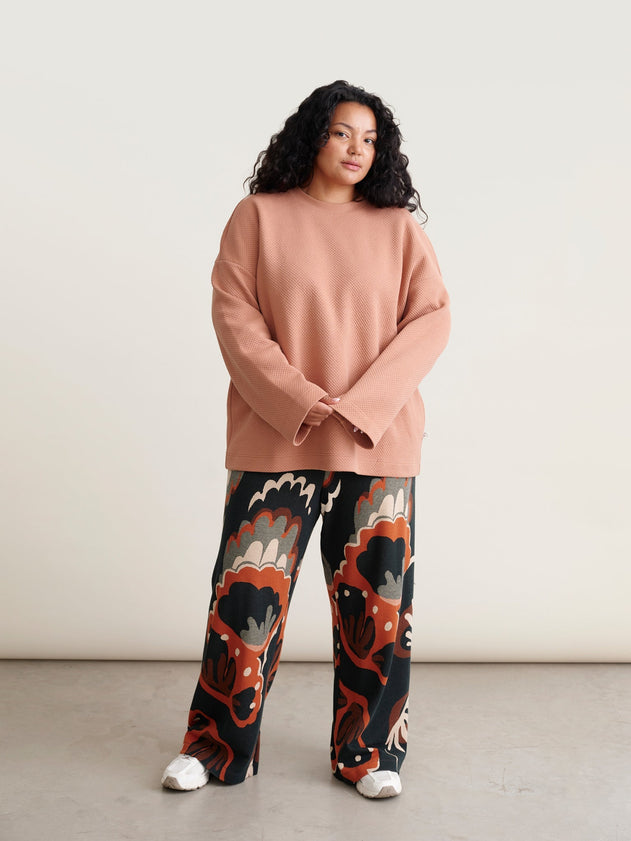 Honeycomb Sweatshirt Nougat