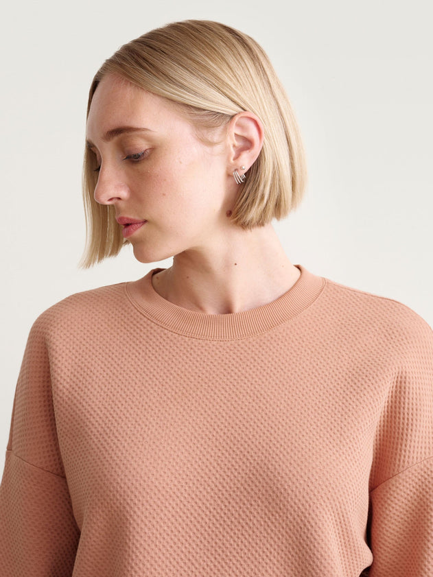 Honeycomb Sweatshirt Nougat
