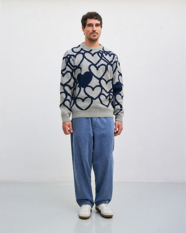 Affection Knit Sweatshirt Warm Anthracite
