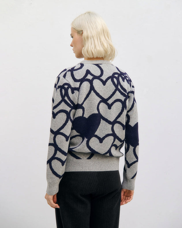 Affection Knit Sweatshirt Warm Anthracite