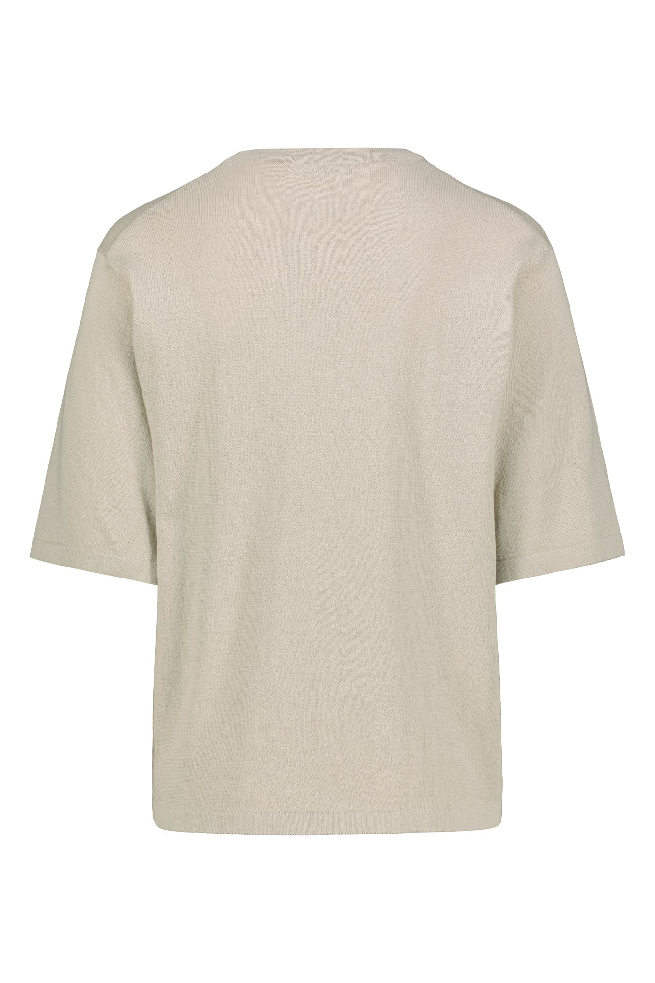 Airisto Knitted Cotton T-Shirt Driftwood