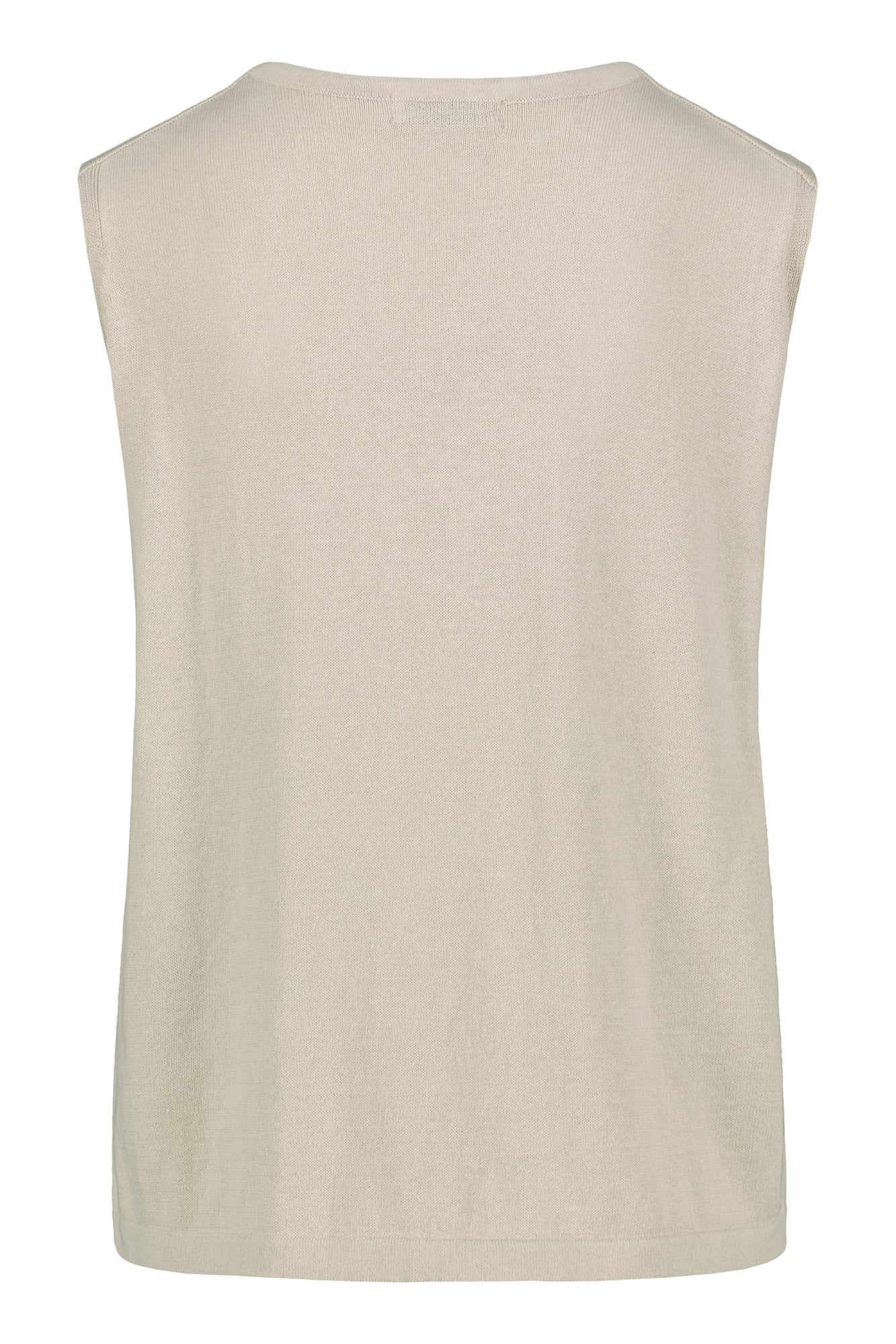 Airisto Knitted Cotton Top Driftwood