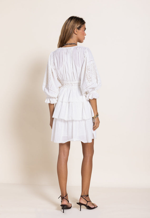 Aria Dress Simply White