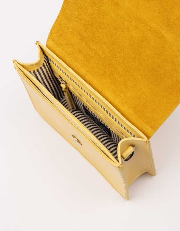 Audrey Mini Bag Classic Leather Butter Yellow