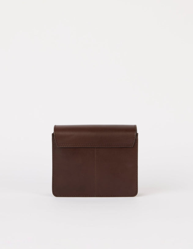 Audrey Mini Bag Classic Leather Chocolate Brown
