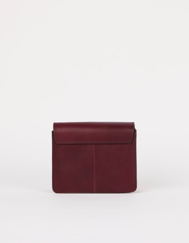 Audrey Mini Bag Classic Leather Dark Cherry