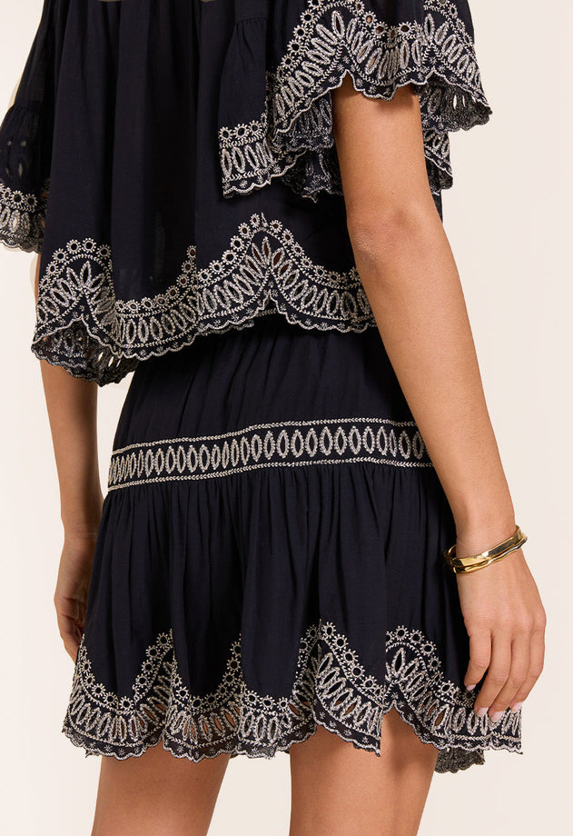 Aya Skirt Onyx Black