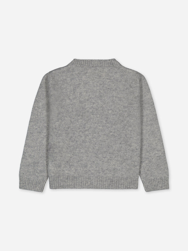 Baby's Cashmere Cardigan Grey