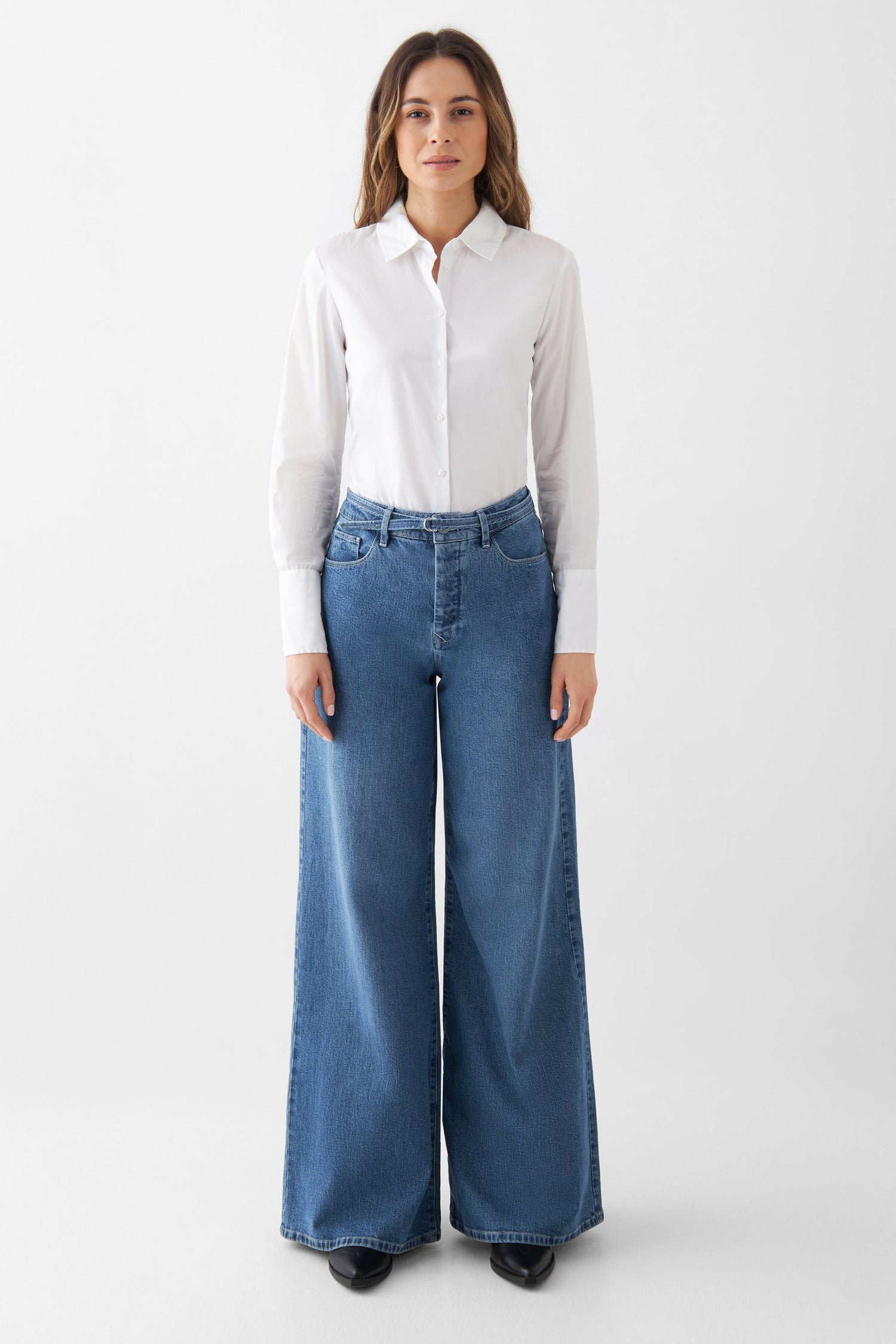 Blaze High Waist Jeans Medium Blue