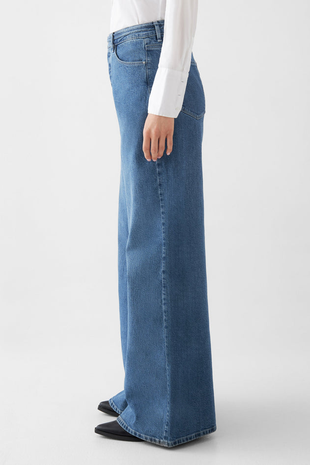 Blaze High Waist Jeans Medium Blue