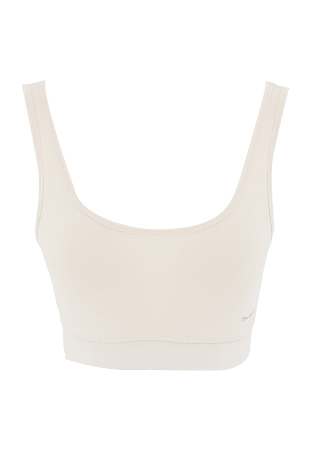Brianna Modal Blend Bralette Off White