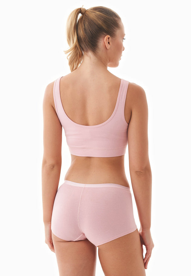 Brianna Modal Blend Bralette Dusty Pink