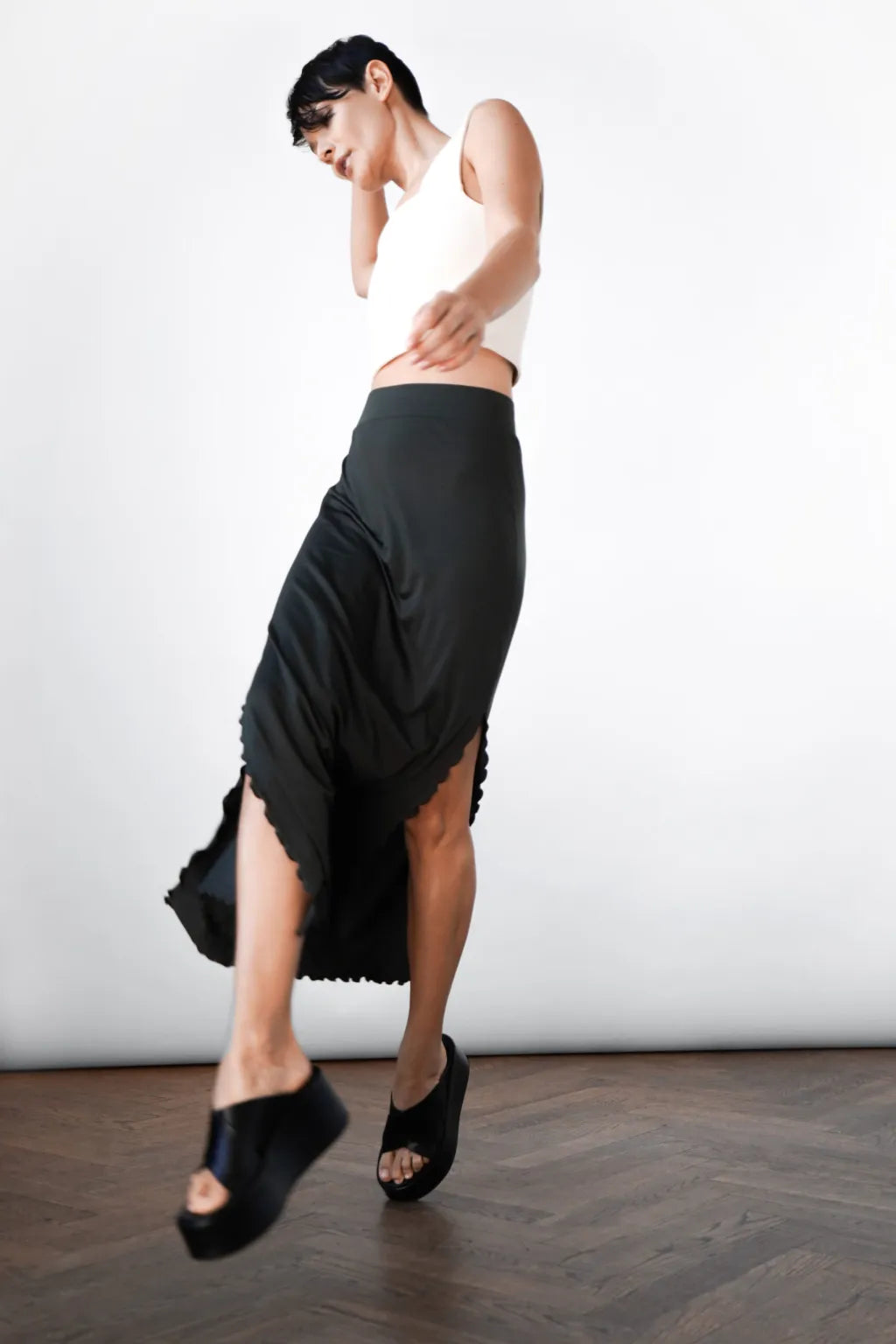 Balza Maxi Skirt Pine