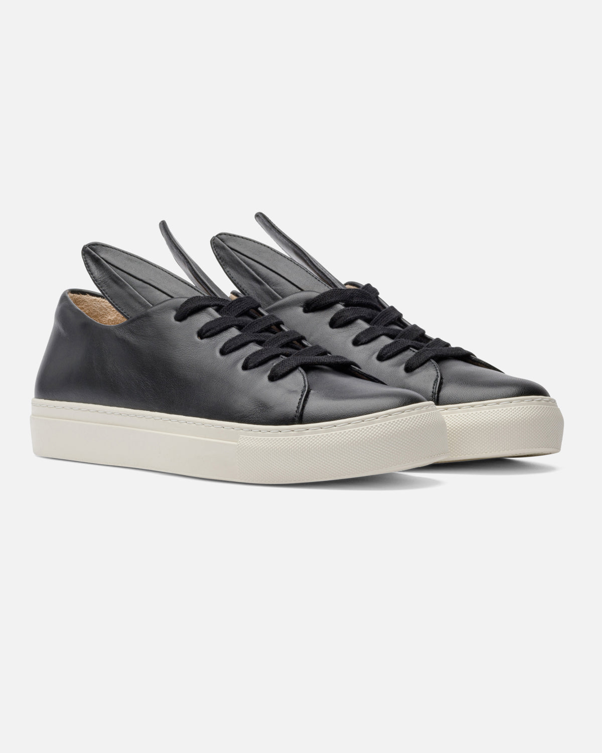 All Ears Shoes Black Leather