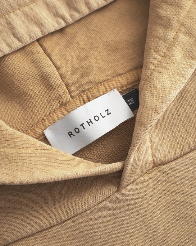 Bubbly Logo Hoodie Faded Mustard