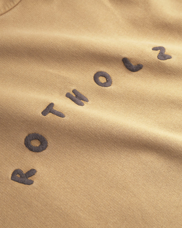 Bubbly Logo Hoodie Faded Mustard