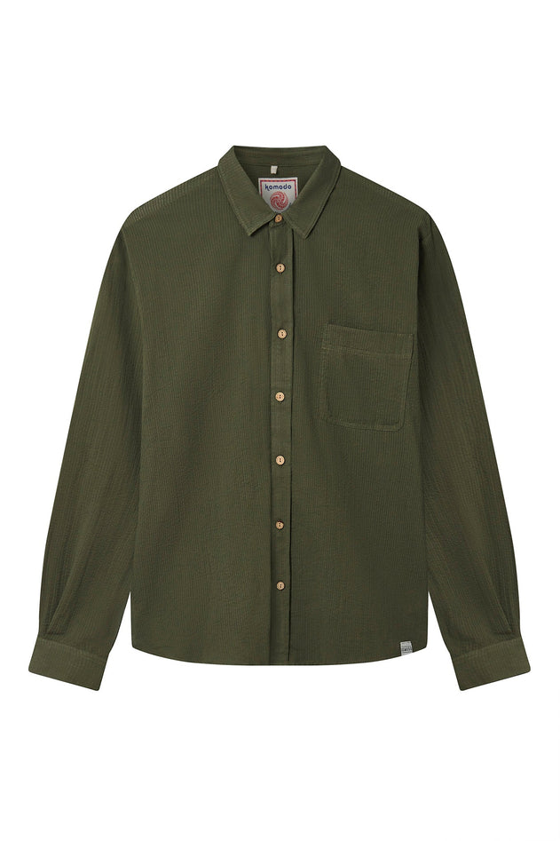 Spectre Organic Cotton Shirt Khaki