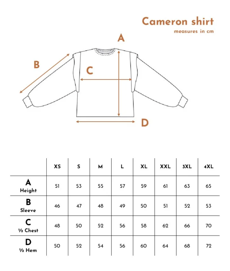 Cameron Shirt Bloom Orange