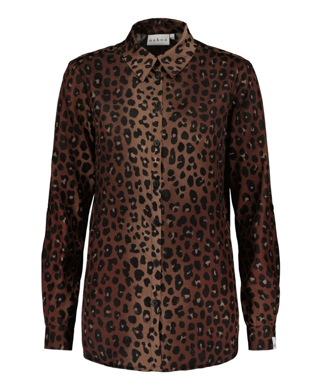 Chloe Button - up Shirt Coco Leo - IVALO.COM