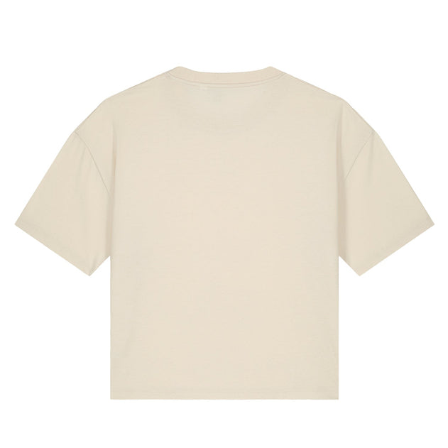 Crop Besame Bonito T-Shirt Beige