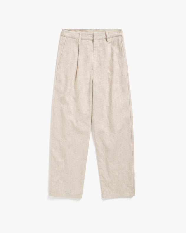 Cropped Pantalone Waffle Sand