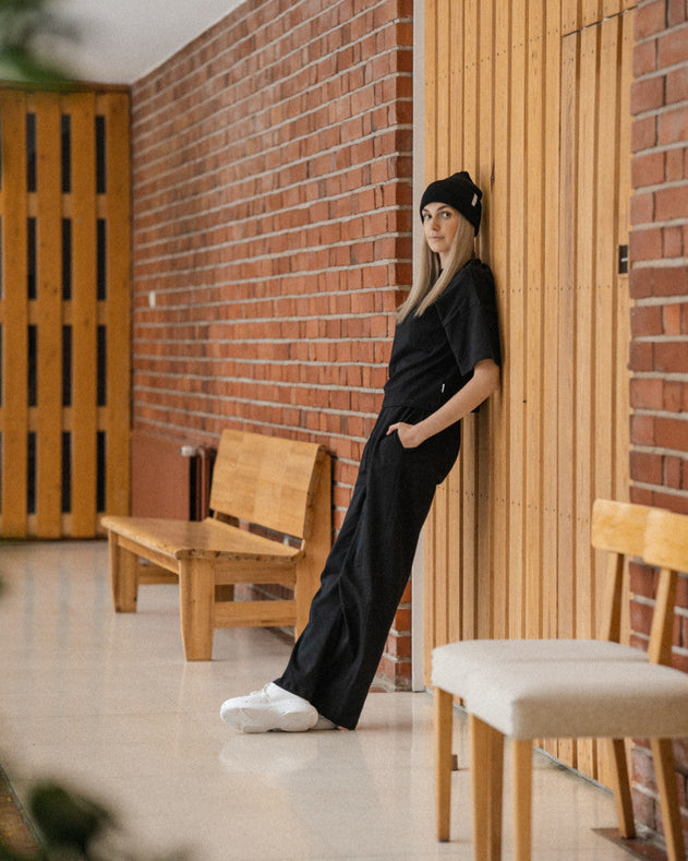 Noki Wide Pants Black