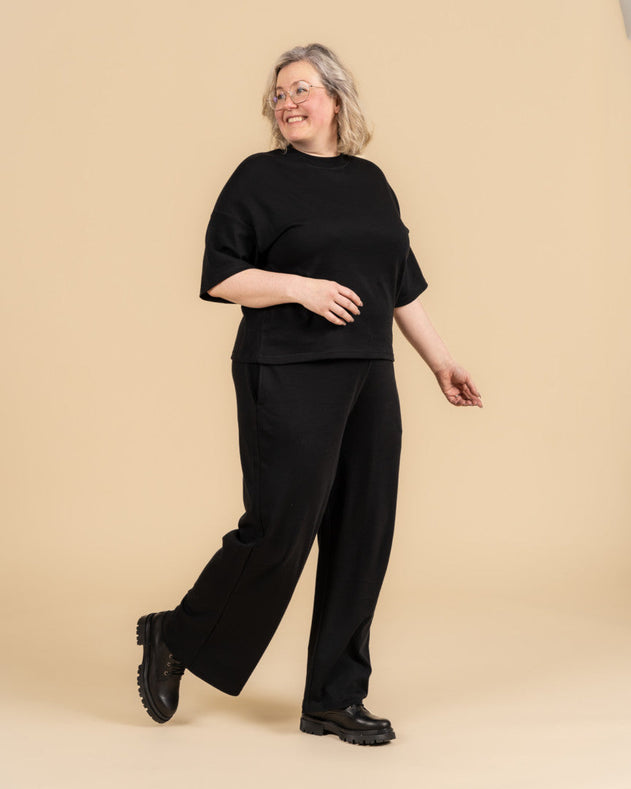 Noki Wide Pants Black