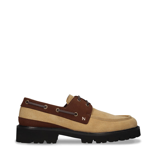 Dario Boat Shoes Beige