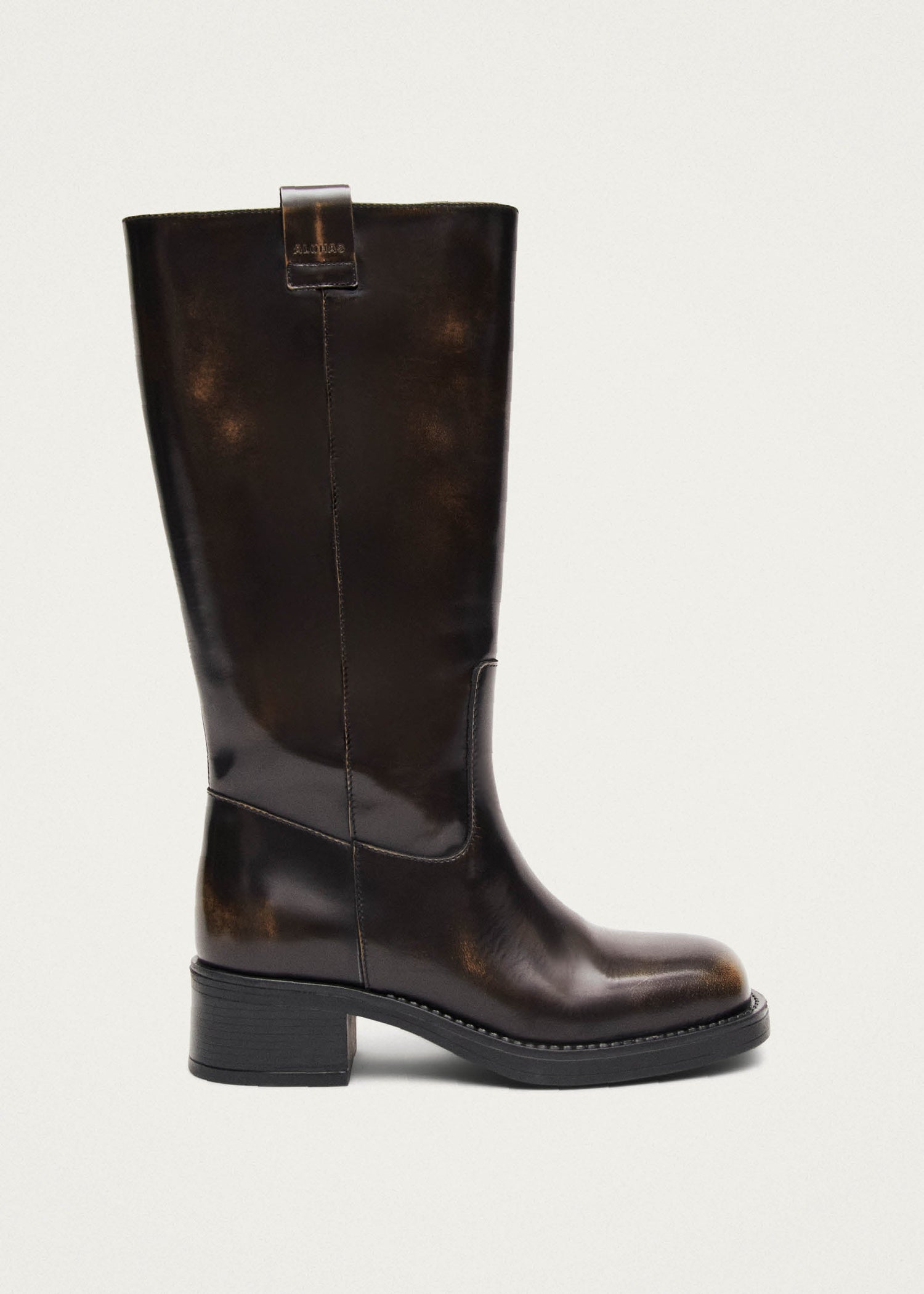 Sajan Leather Boots Brown