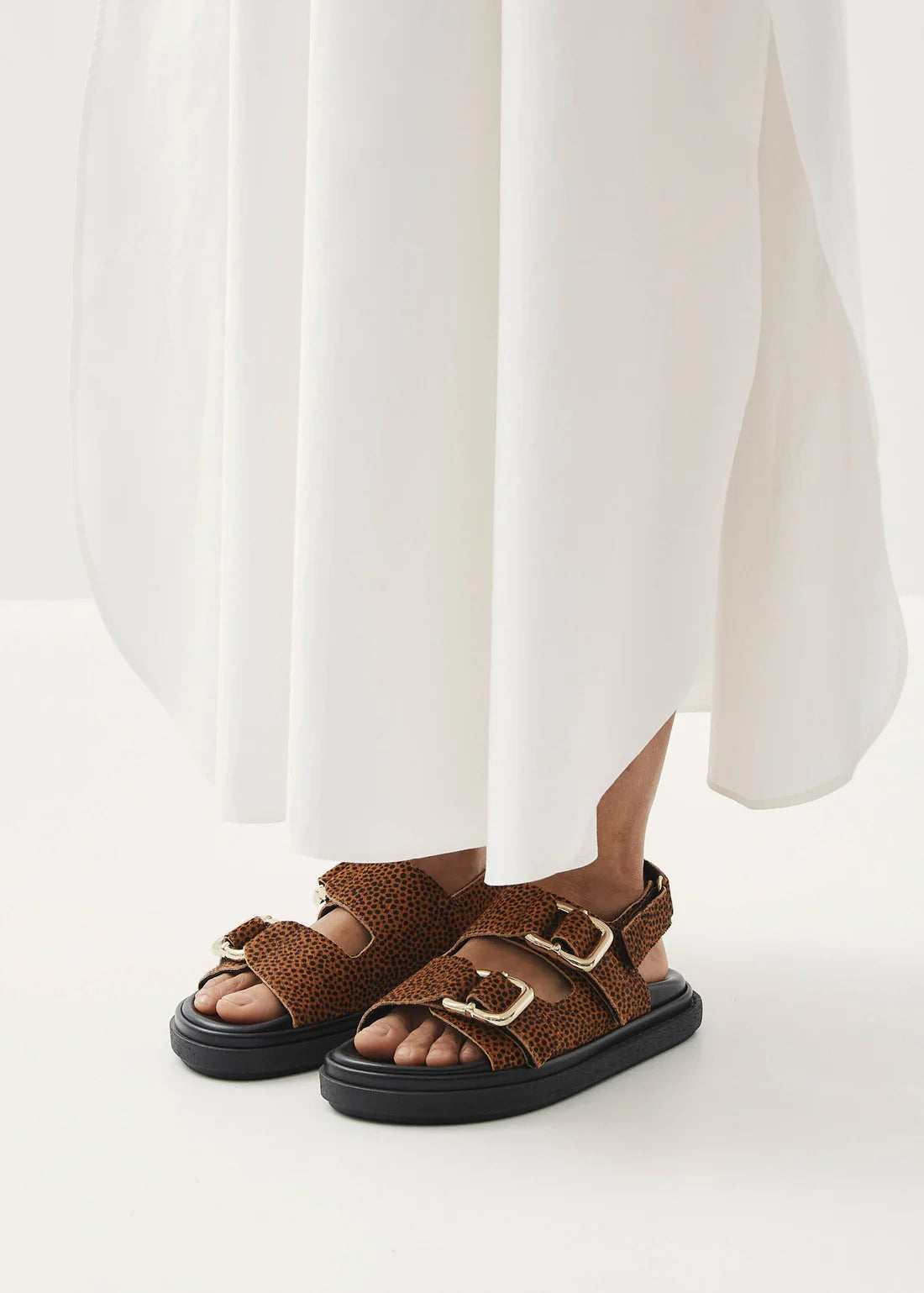 Harper Leather Sandals Soft Tan