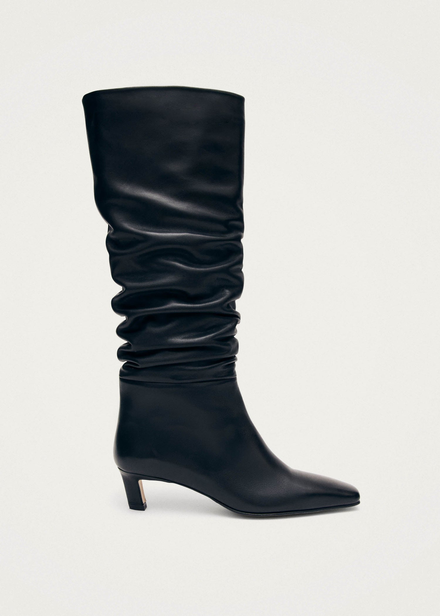 Kalila Leather Boots Black