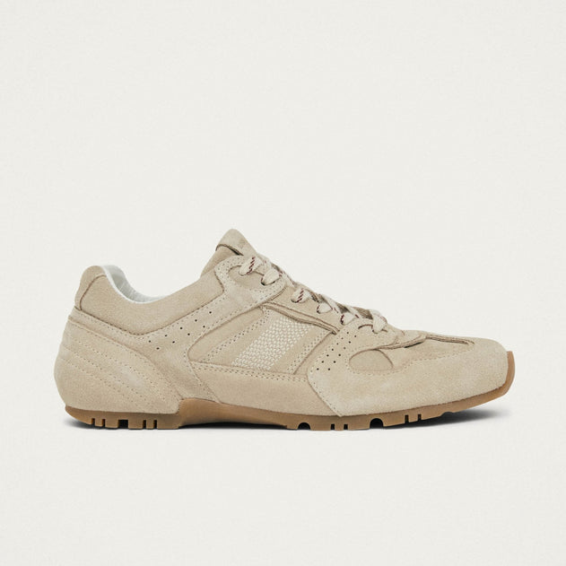 Tb.56 Leather Sneakers Suede Cream