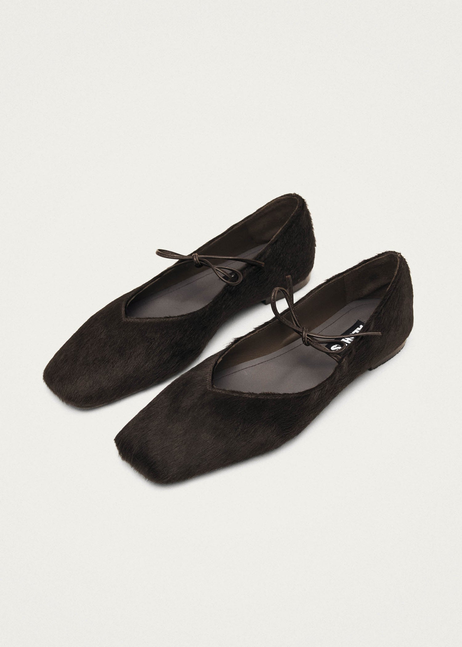 Sway Soft Leather Ballet Flats Brown