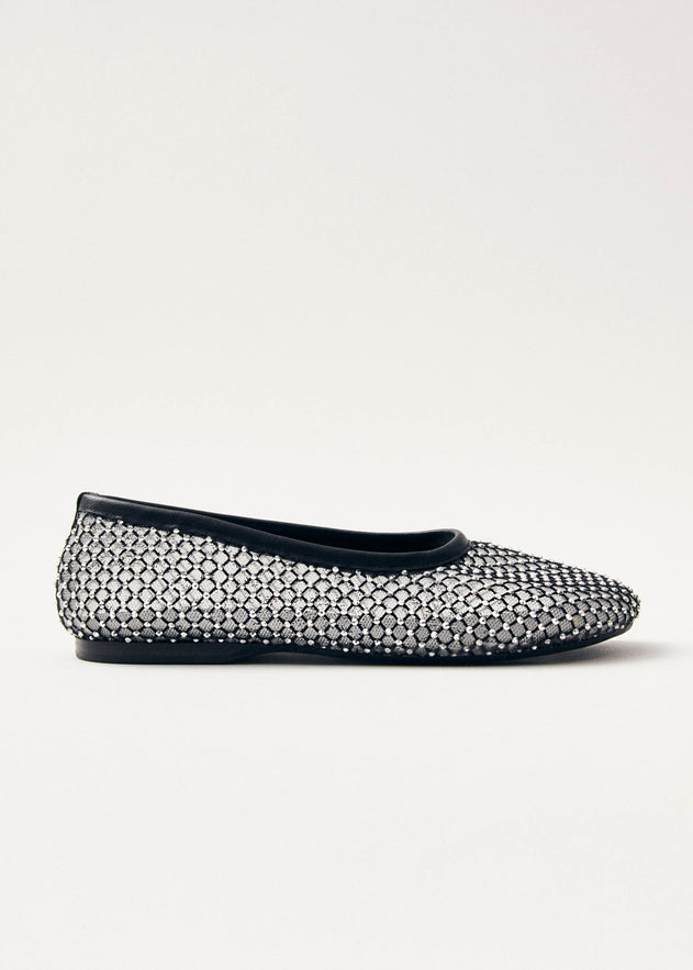 Lorain Ballet Flats Mesh Glow Black
