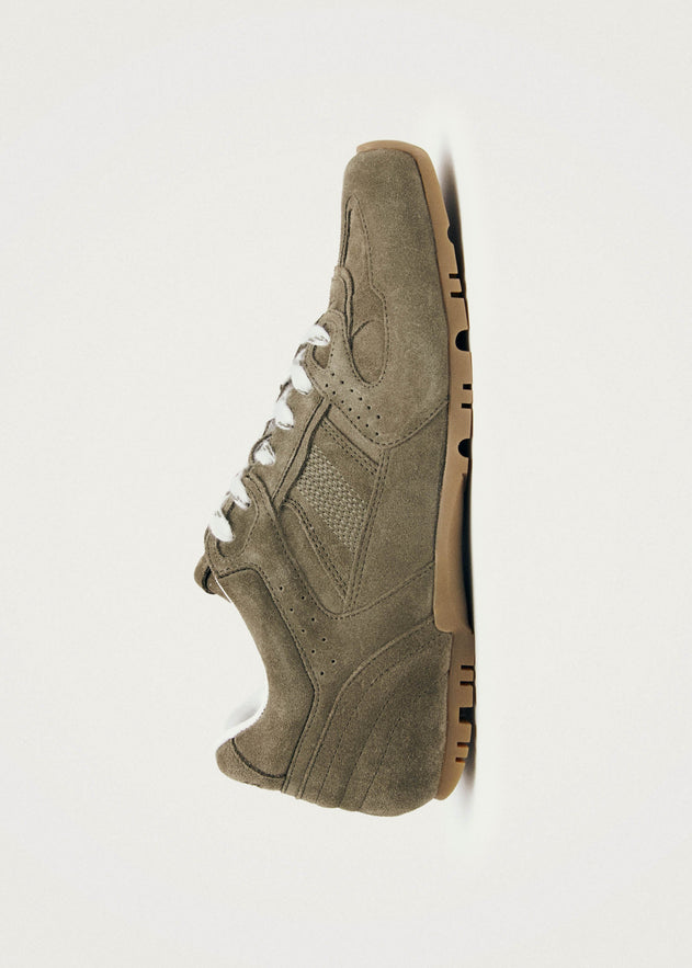 Tb.56 Leather Sneakers Suede Khaki