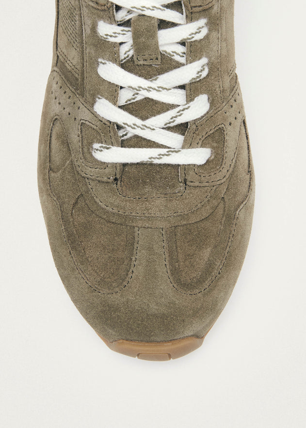 Tb.56 Leather Sneakers Suede Khaki