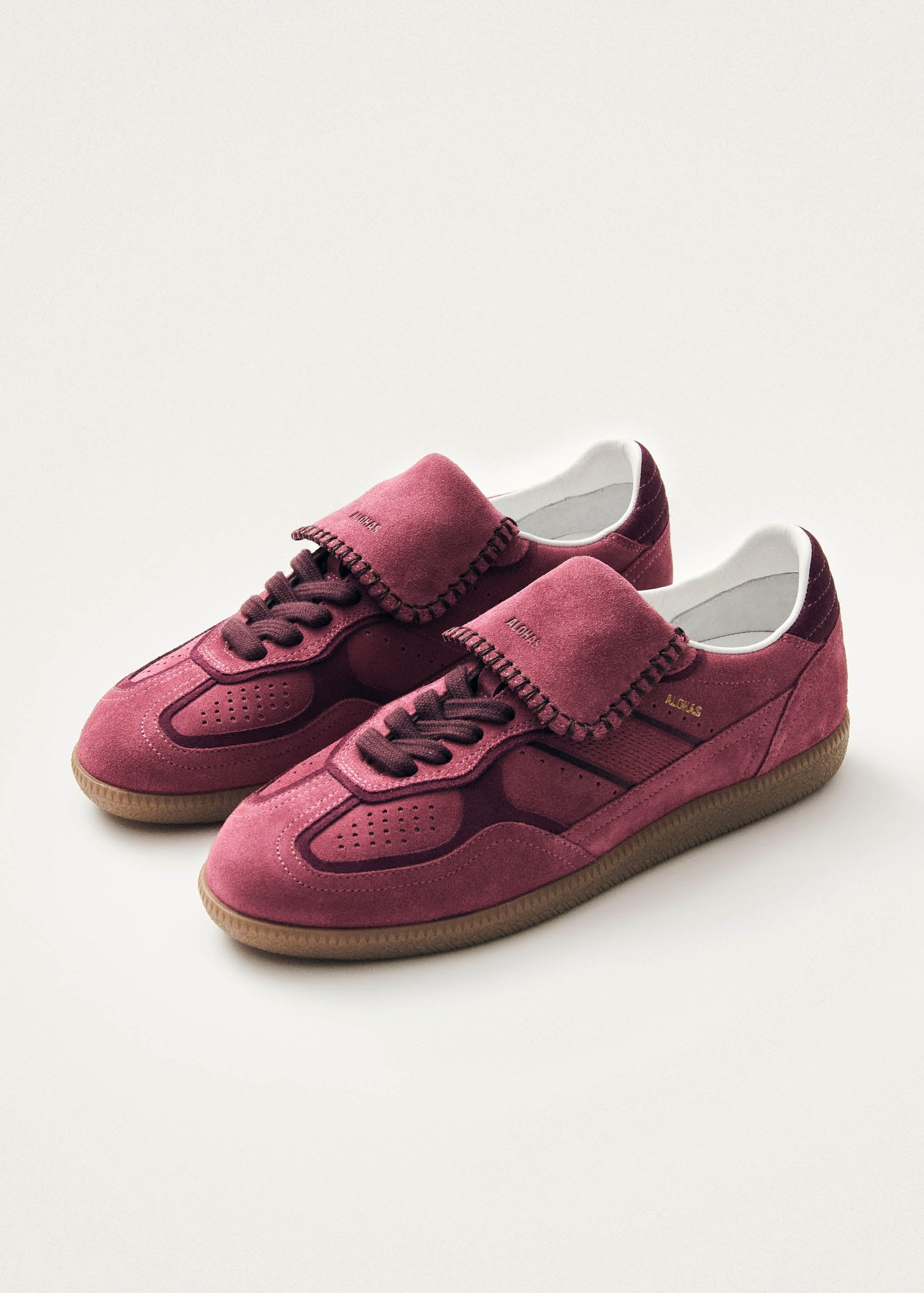 Tb.490 Club Leather Sneakers Suede Raspberry