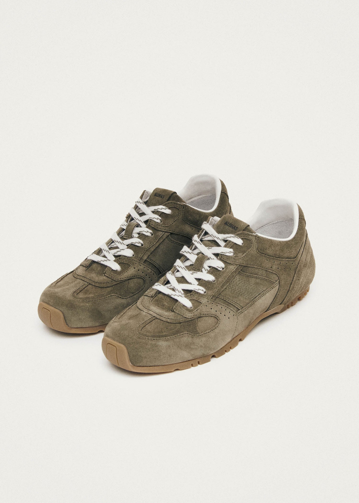Tb.56 Leather Sneakers Suede Khaki