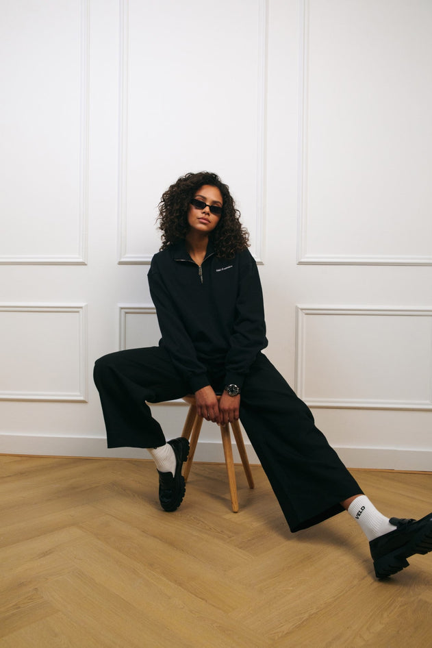 Runyon VA Script Full Length Quarter-Zip Sweatshirt